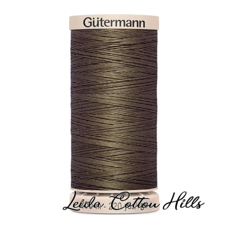 Hilo quilting (acolchado) de Gütermann algodón 200 m. Color marrón 1114 ∙ Leida Cotton Hills