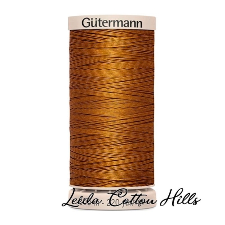 Hilo quilting (acolchado) de Gütermann algodón 200 m. Color avellana 1444 ∙ Leida Cotton Hills