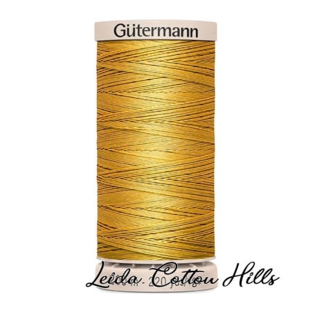 Hilo quilting (acolchado) de Gütermann algodón 200 m. Color dorado 1670 ∙ Leida Cotton Hills