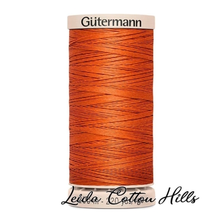 Hilo quilting (acolchado) de Gütermann algodón 200 m. Color rojo arcilla 1955 ∙ Leida Cotton Hills