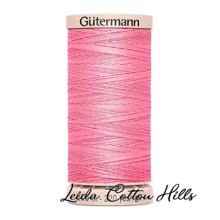Hilo quilting (acolchado) de Gütermann algodón 200 m. Color rosa chicle 5205 ∙ Leida Cotton Hills