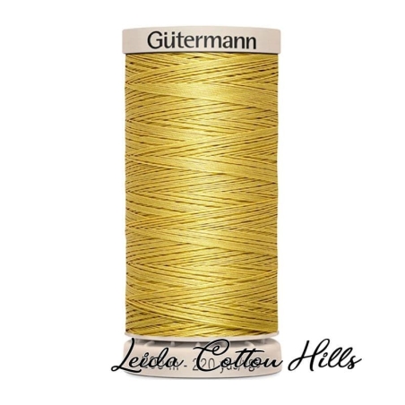 Hilo quilting (acolchado) de Gütermann algodón 200 m. Color amarillo  758 ∙ Leida Cotton Hills