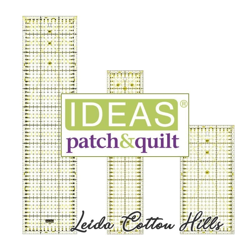 Reglas antideslizantes para dibujar y cortar, en centímetros - Ideas ∙ Leida Cotton Hills