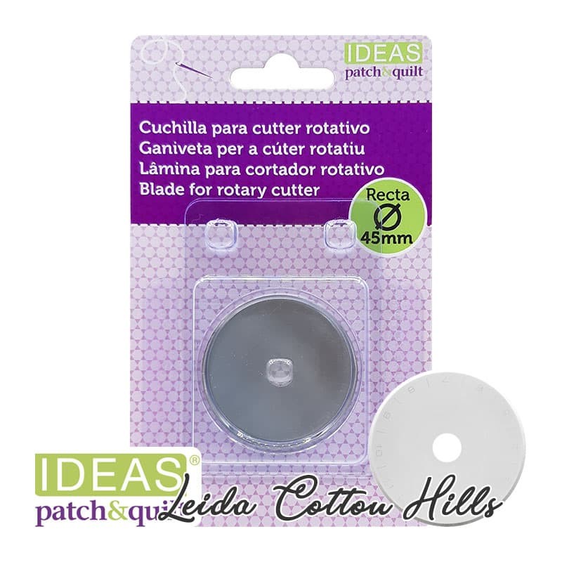 Cuchilla recta de 45 mm para cutter rotativo ∙ Leida Cotton Hills