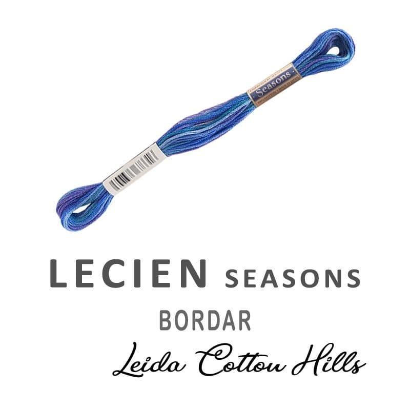 Hilo Seasons para bordar, madeja mouline 25 de 6 cabos de Lecien ∙ Leida Cotton Hills