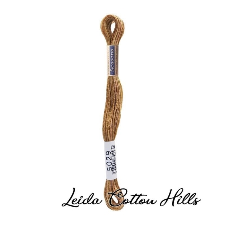 Hilo Seasons 5000 para bordar, madeja mouline 25 de Lecien Color 5029 ∙ Leida Cotton Hills