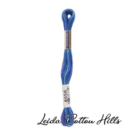Hilo Seasons 8000 para bordar, madeja mouline 25 de Lecien Color 8056∙ Leida Cotton Hills