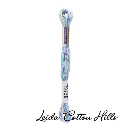 Hilo Seasons 9000 para bordar, madeja mouline 25 de Lecien Color 9002 ∙ Leida Cotton Hills