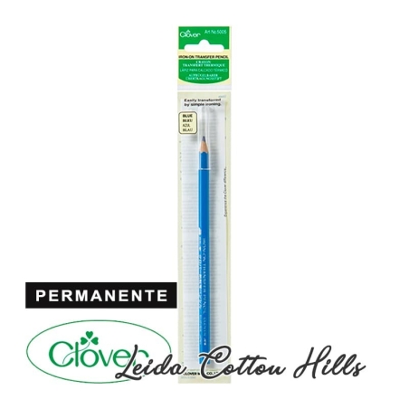 Lápiz azul calcado térmico de Clover ∙ Leida Cotton Hills