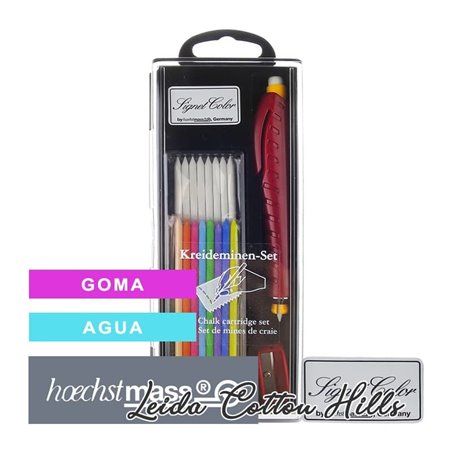 ✏️ Set Portaminas de Tizas - Signet Color ∙ Leida Cotton Hills