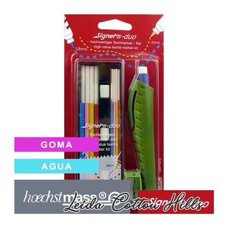 ✏️ Set Portaminas de Minas Cerosas 2 grosores - Set Duo ∙ Leida Cotton Hills