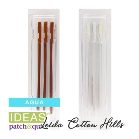 Minas blancas y marrones para portaminas 6 en 1 de Ideas ∙ Leida Cotton Hills