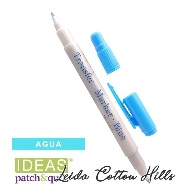 ✏️ Marcador Transfer Azul - Ideas ∙ Leida Cotton Hills