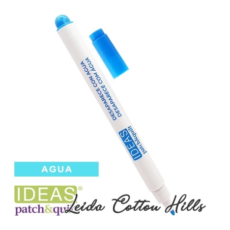Marcador azul, se elimina con agua ∙ Leida Cotton Hills