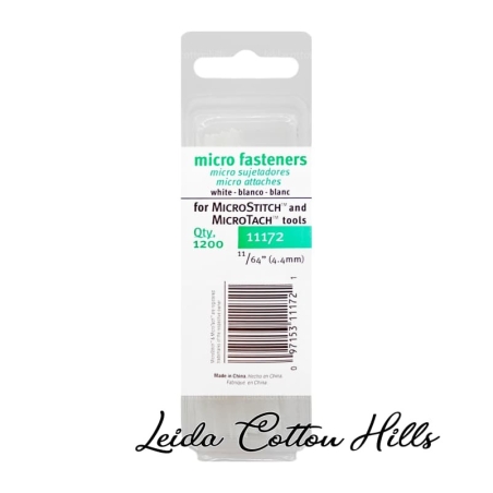 Micro navets blancos para pistola Micro Stitch ∙ Leida Cotton Hills