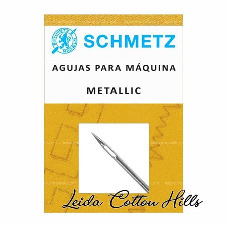 ? Aguja metallic para maquina domestica - Schmetz ∙ Leida Cotton Hills