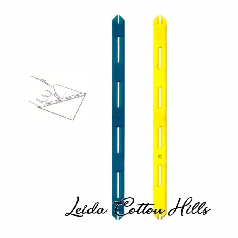 Regla para marcar doble margen de costura · Leida Cotton Hills