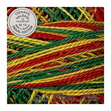 Hilos perlé Valdani Nº 12 color M 10 día festivo ∙ Leida Cotton Hills