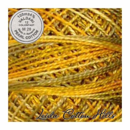 Hilos perlé Valdani Nº 12 color M 28 cosecha ∙ Leida Cotton Hills