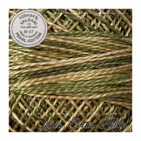 Hilos perlé Valdani Nº 12 color M 47 nido de petirrojo ∙ Leida Cotton Hills