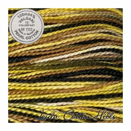 Hilos perlé Valdani Nº 12 color M 702 abejorros ∙ Leida Cotton Hills
