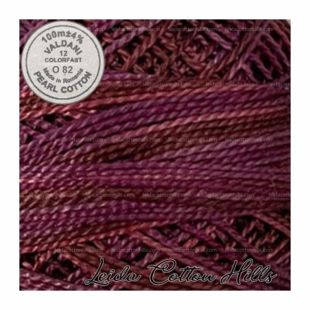 Hilos perlé Valdani Nº 12 color O 82 danza de la dalia ∙ Leida Cotton Hills