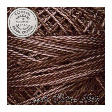 Hilos perlé Valdani Nº 12 color O 145 sombras de la tierra ∙ Leida Cotton Hills