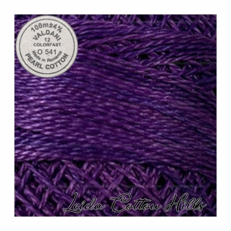 Hilos perlé Valdani Nº 12 color O 541 horquídea malva ∙ Leida Cotton Hills