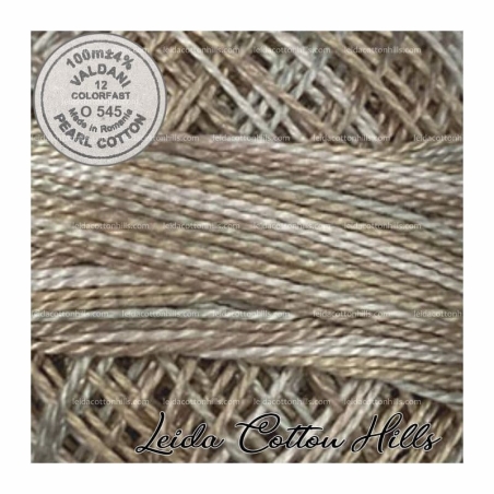 Hilos perlé Valdani Nº 12 color O 545 blanco primitivo ∙ Leida Cotton Hills