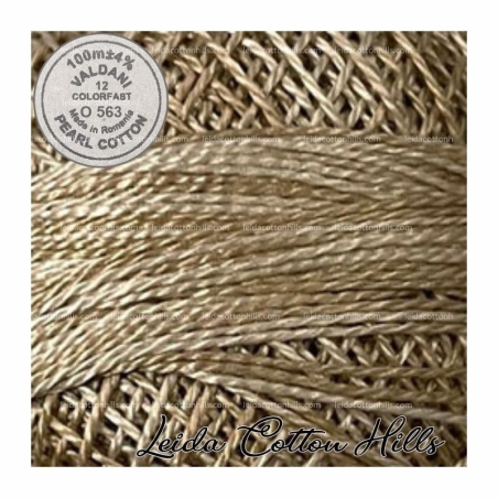 Hilos perlé Valdani Nº 12 color O 563 tonos de piel ∙ Leida Cotton Hills