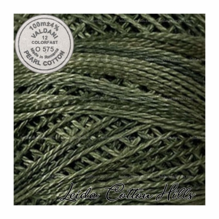 Hilos perlé Valdani Nº 12 color O 575 hoja crujiente ∙ Leida Cotton Hills