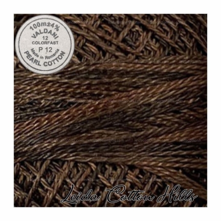 Hilos perlé Valdani Nº 12 color P 12 marrón ∙ Leida Cotton Hills