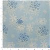 ? Tela Trasera para Patchwork con Copos de Nieve ∙ Leida Cotton Hills