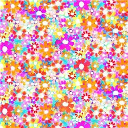 Tela multifloral de colores para patchwork