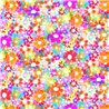 Tela multifloral de colores para patchwork