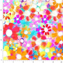 ? Tela Multifloral y Multicolor para Patchwork ∙ Leida Cotton Hills