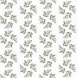 Tela Lily Of the Valley Crema New Vintage ∙ Leida Cotton Hills