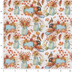 Tela para patchwork en color crema ∙ Leida Cotton Hills