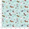 ❤️ Tela para Patchwork Infantil de Navidad con Perritos ∙ Leida Cotton Hills