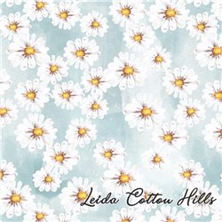 ? Tela para patchwork flores sobre azul - Happy Harvest ∙ Leida Cotton Hills