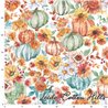 ? Tela para patchwork flores otoñales y calabazas - Happy Harvest ∙ Leida Cotton Hills