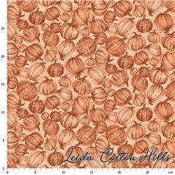 Tela para patchwork  con calabazas