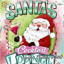 ? Tela para patchwork con estampados de Navidad con Santa Claus - Holiday Spirits ∙ Leida Cotton Hills