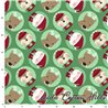 ? Tela para patchwork navideña con circulos con Santa y renos - Snow and Hot Cocoa ∙ Leida Cotton Hills