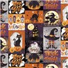 Tela para patchwork con dibujos de Halloween