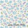 ? Tela para Patchwork con Florecitas Azules ∙ Leida Cotton Hills