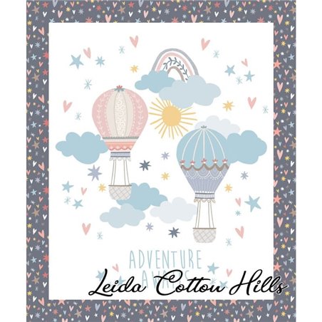 ? Panel para patchwork globos aerostaticos ∙ Leida Cotton Hills