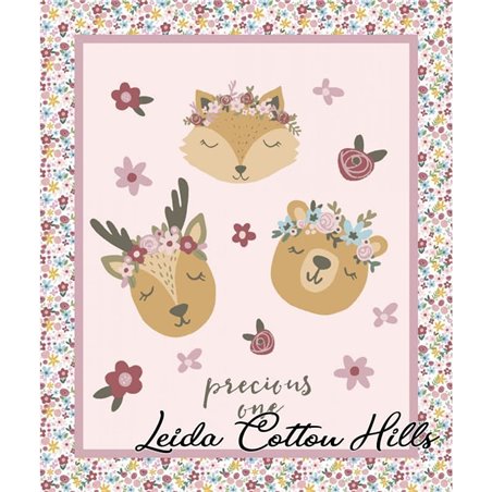 ? Panel para patchwork con animales ∙ Leida Cotton Hills