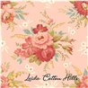 ? Tela para Patchwork con Flores Rosas grandes ∙ Leida Cotton Hills