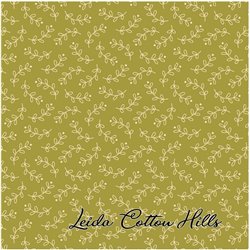 ? Tela para Patchwork con hojas beige sobre crema ∙ Leida Cotton Hills